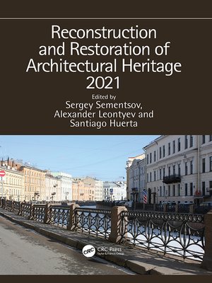 cover image of Reconstruction and Restoration of Architectural Heritage 2021